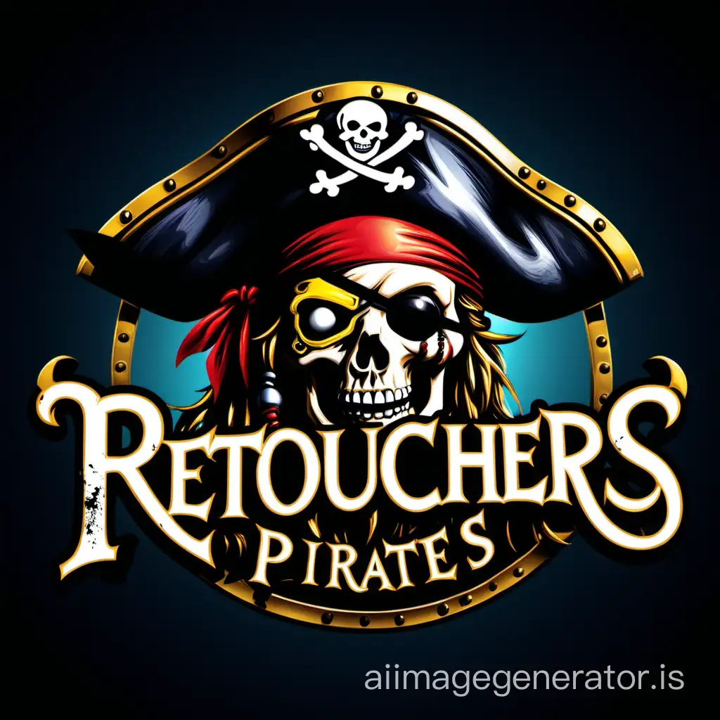 Retouchers-Pirates-Creating-Logo-Illustration