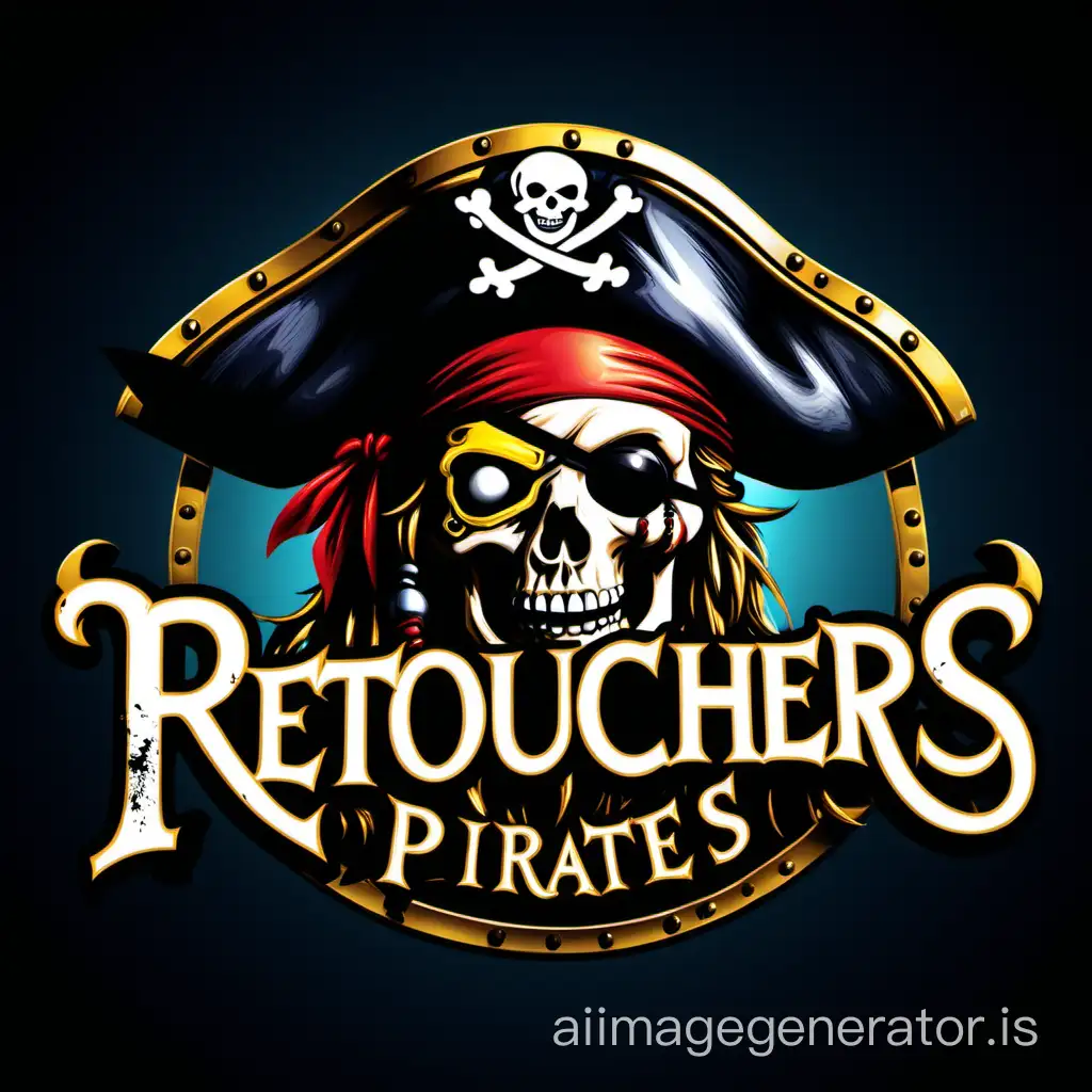 retouchers-pirates, logo