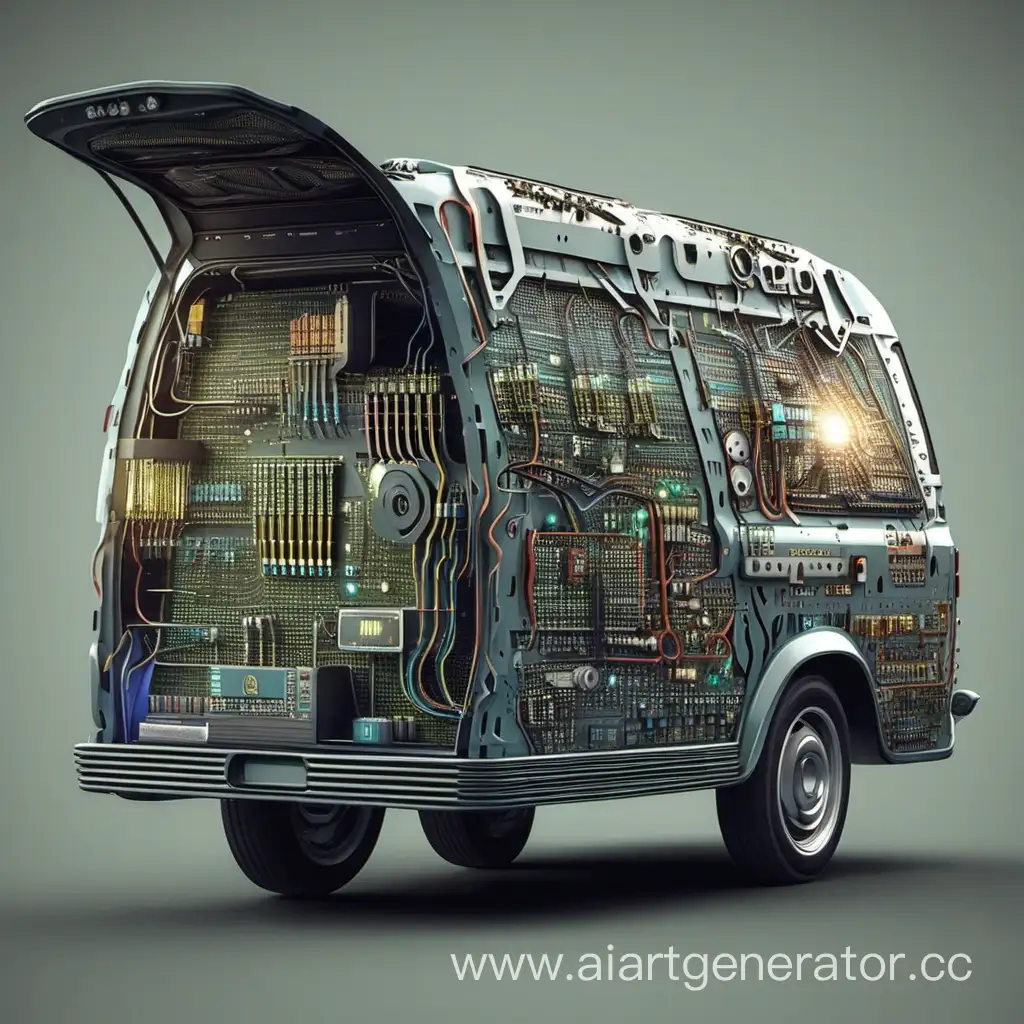Futuristic-Technology-Van-Driving-Through-Urban-Landscape