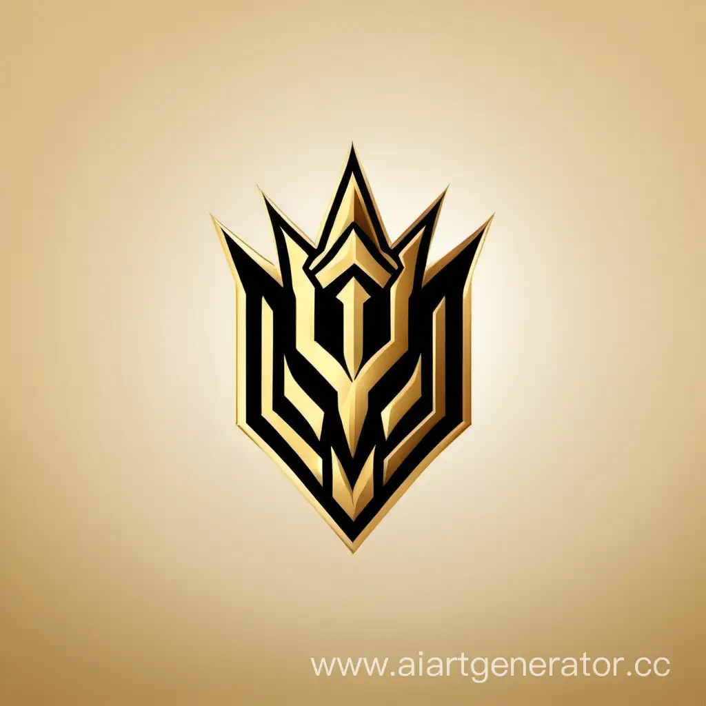 Golden-Minimalism-Overlord-Emblem-in-Monotone-Background