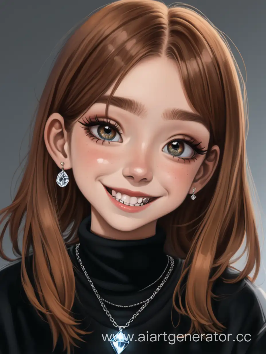 Joyful-Girl-with-Chestnut-Hair-and-Crystal-Pendant-in-Black-Sweatshirt