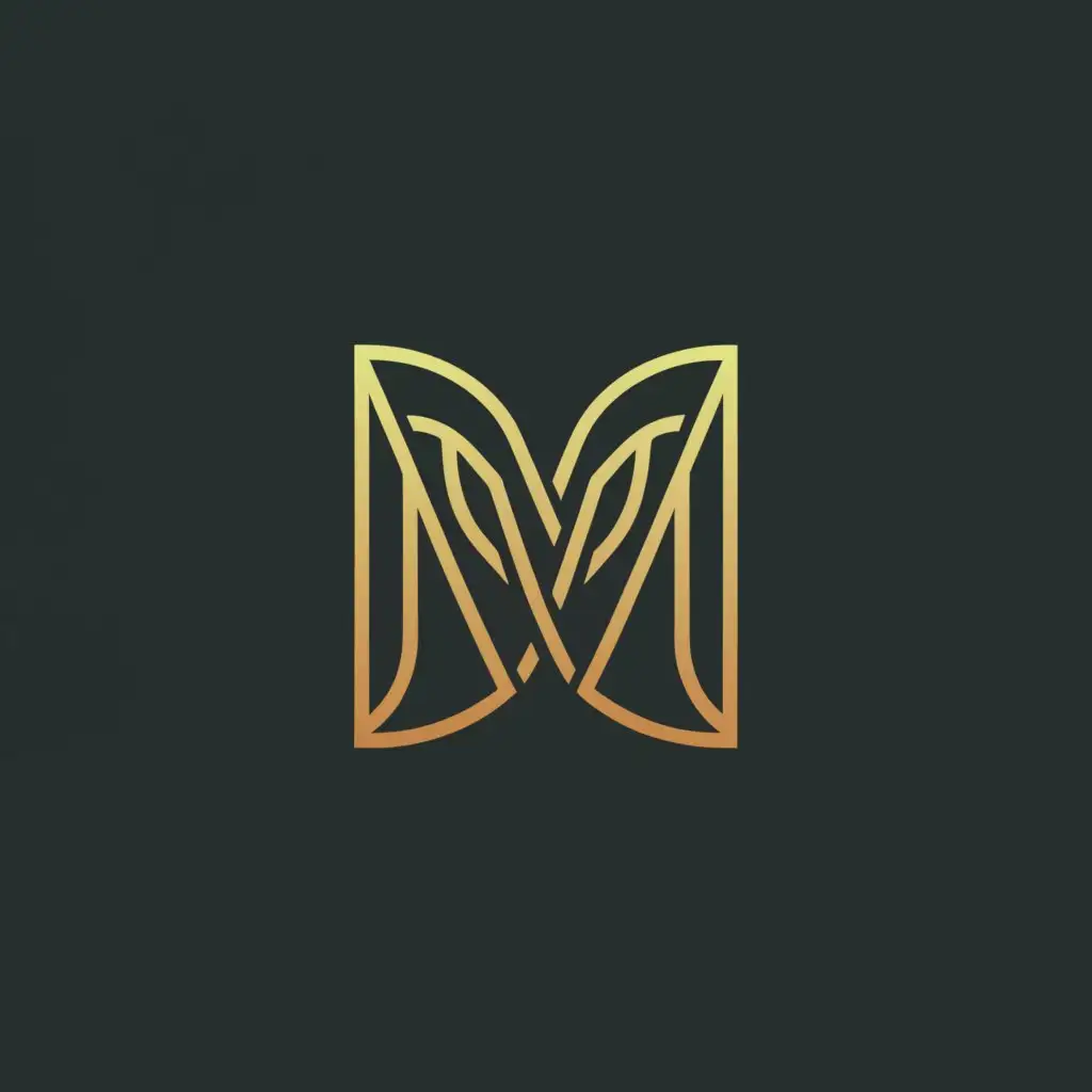a logo design,with the text "M", main symbol:Mybie,complex,clear background