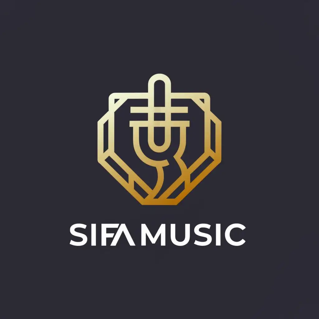 a logo design,with the text "Sifa music", main symbol:Microphone ,complex,be used in Entertainment industry,clear background