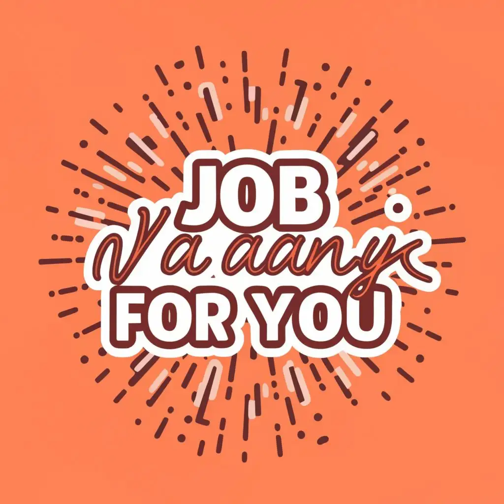 logo, Indonesia, with the text "job vacancy for you", typography