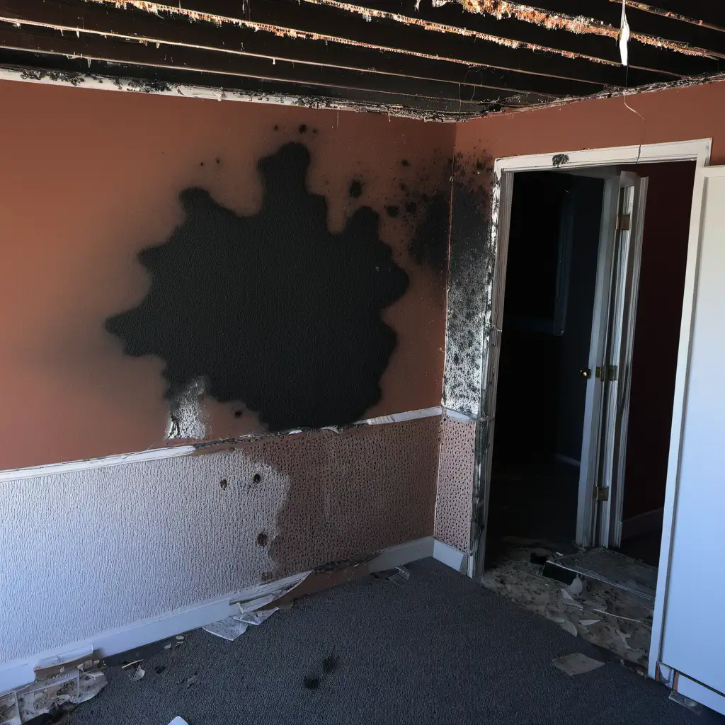 mold damaged new mexican home