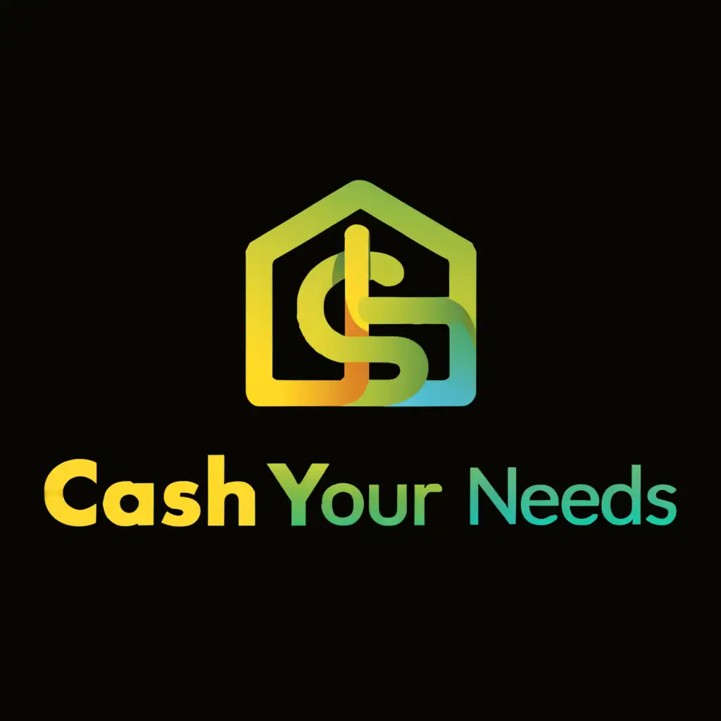 LOGO-Design-For-Cash-Your-Needs-Home-Services-Emblem-for-Home-and-Family-Industry