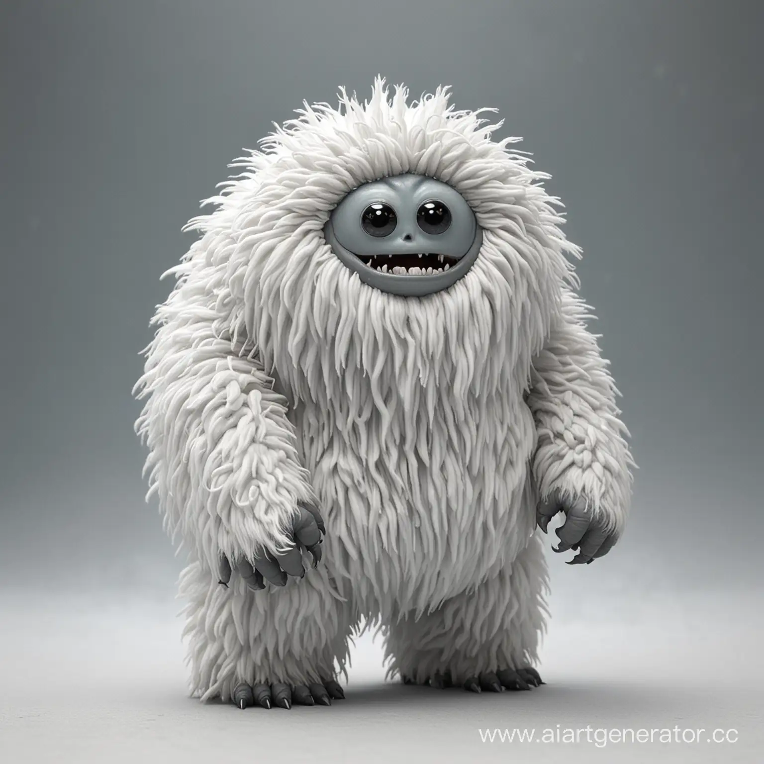 Adorable-Yeti-Larva-Hatching-in-Frozen-Wilderness