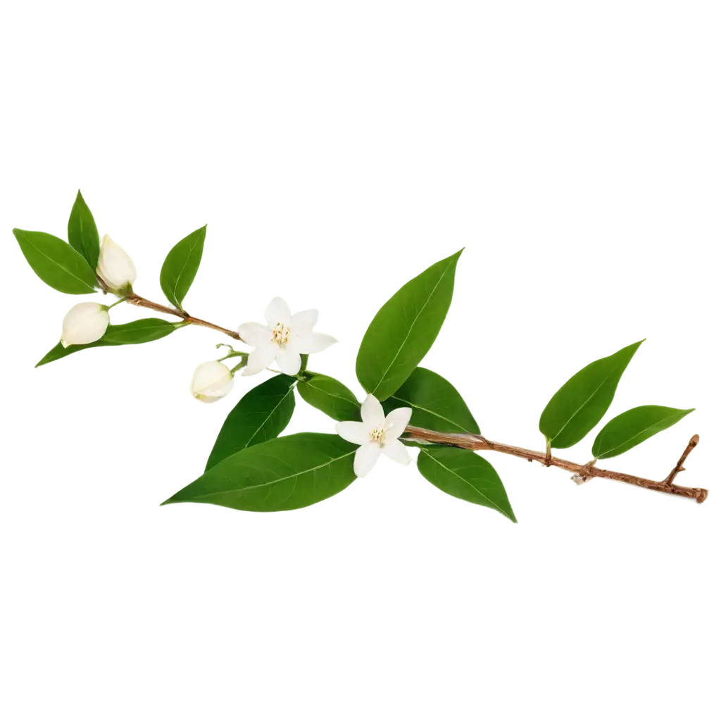 Exquisite-PNG-Image-of-a-Sprig-of-Jasmine-Capturing-Natures-Delicacy-in-High-Quality