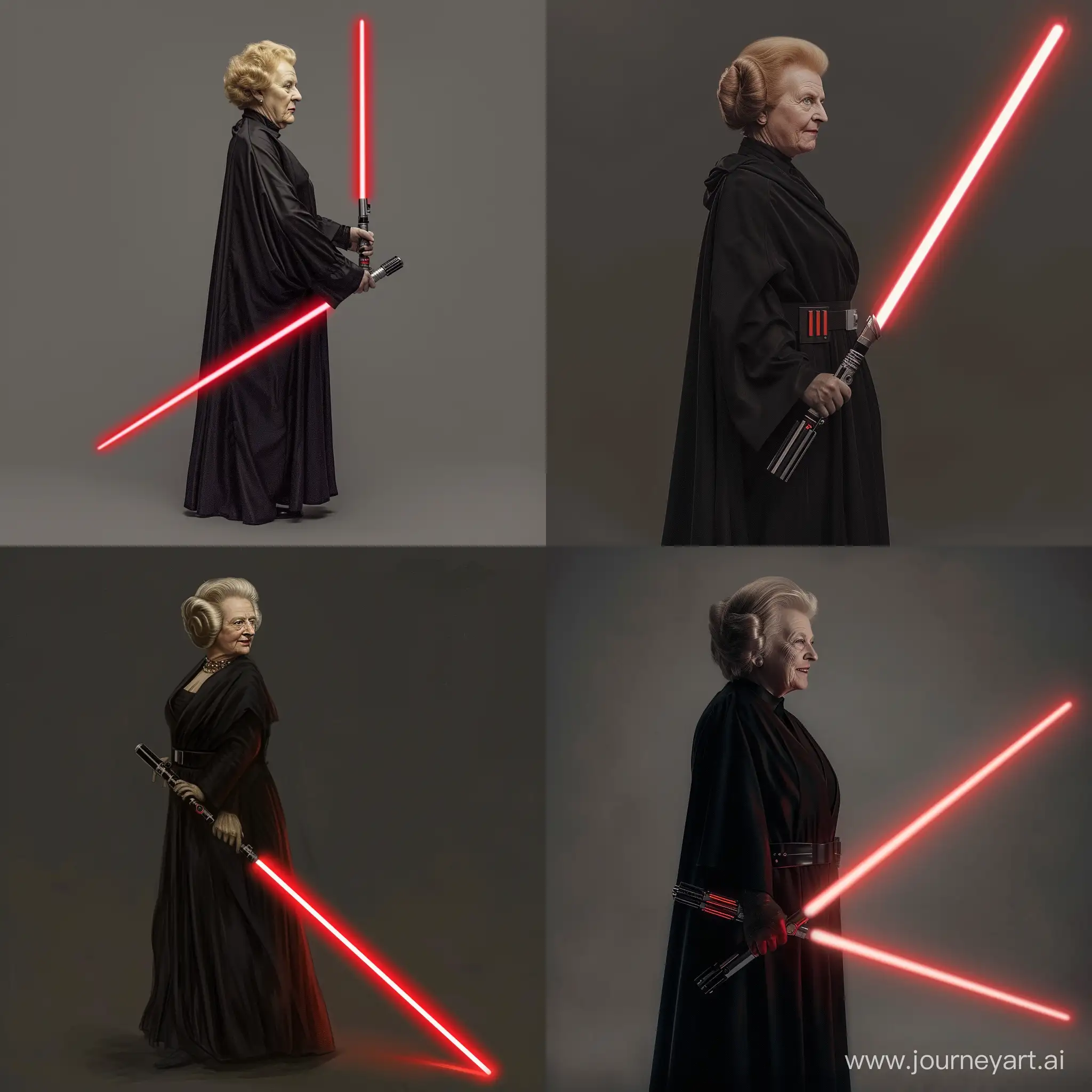 Sith-Leader-Margaret-Thatcher-Wielding-Red-Lightsaber-in-a-Commanding-Stance