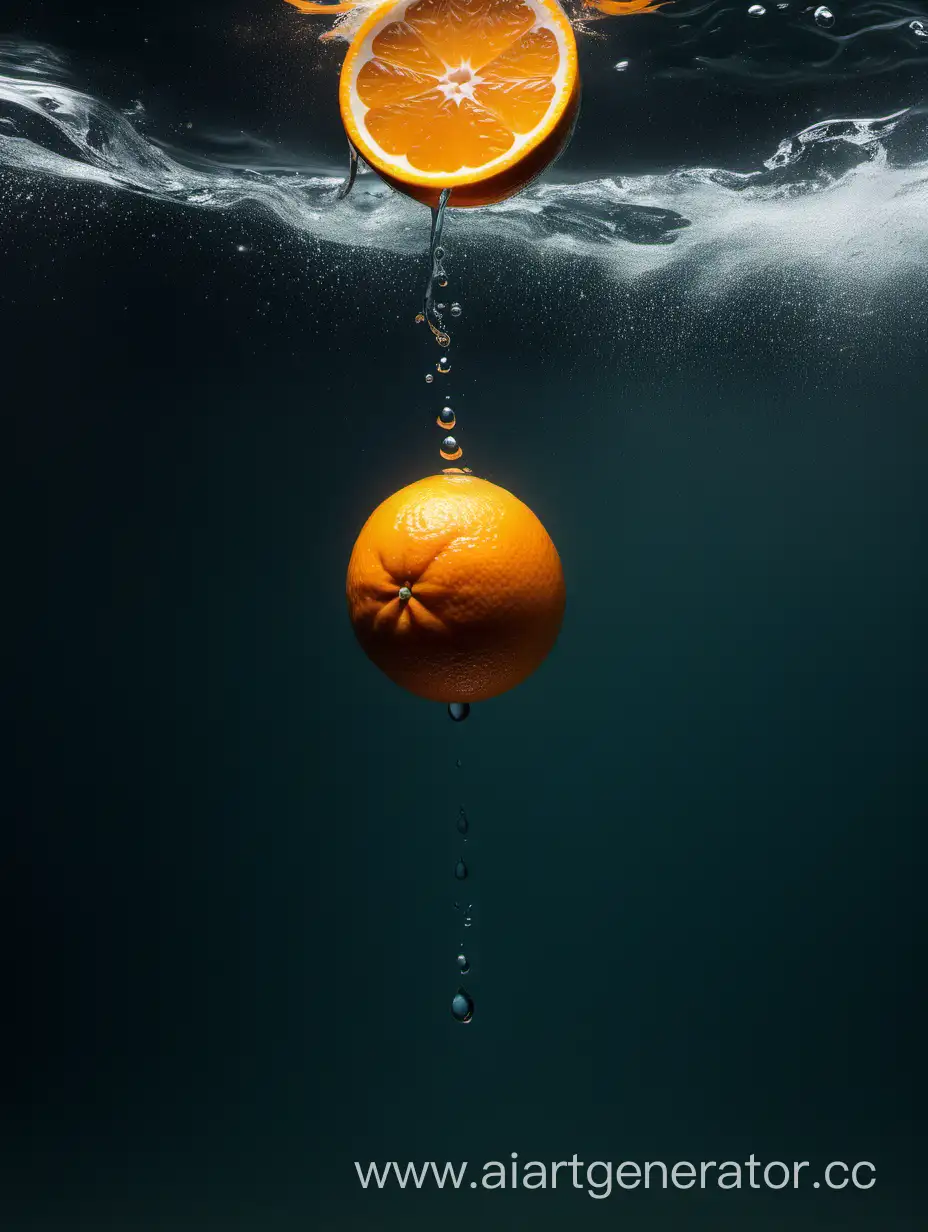 Floating-Oranges-in-Clear-Water-Side-View-Composition