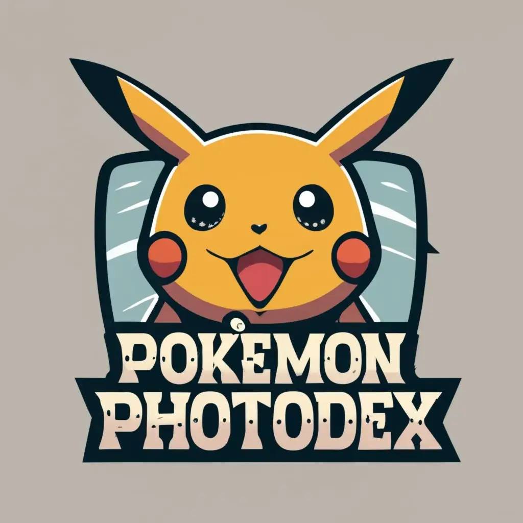 logo, pokémon photo searcher, with the text "PhotoDex", typography, be used in Home Family industry