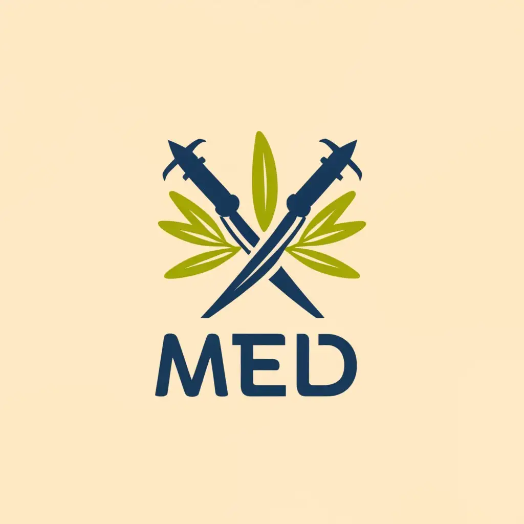 LOGO-Design-For-MED-Olive-Branches-and-Bayonets-Symbolizing-Moderation-in-the-Gaming-Industry