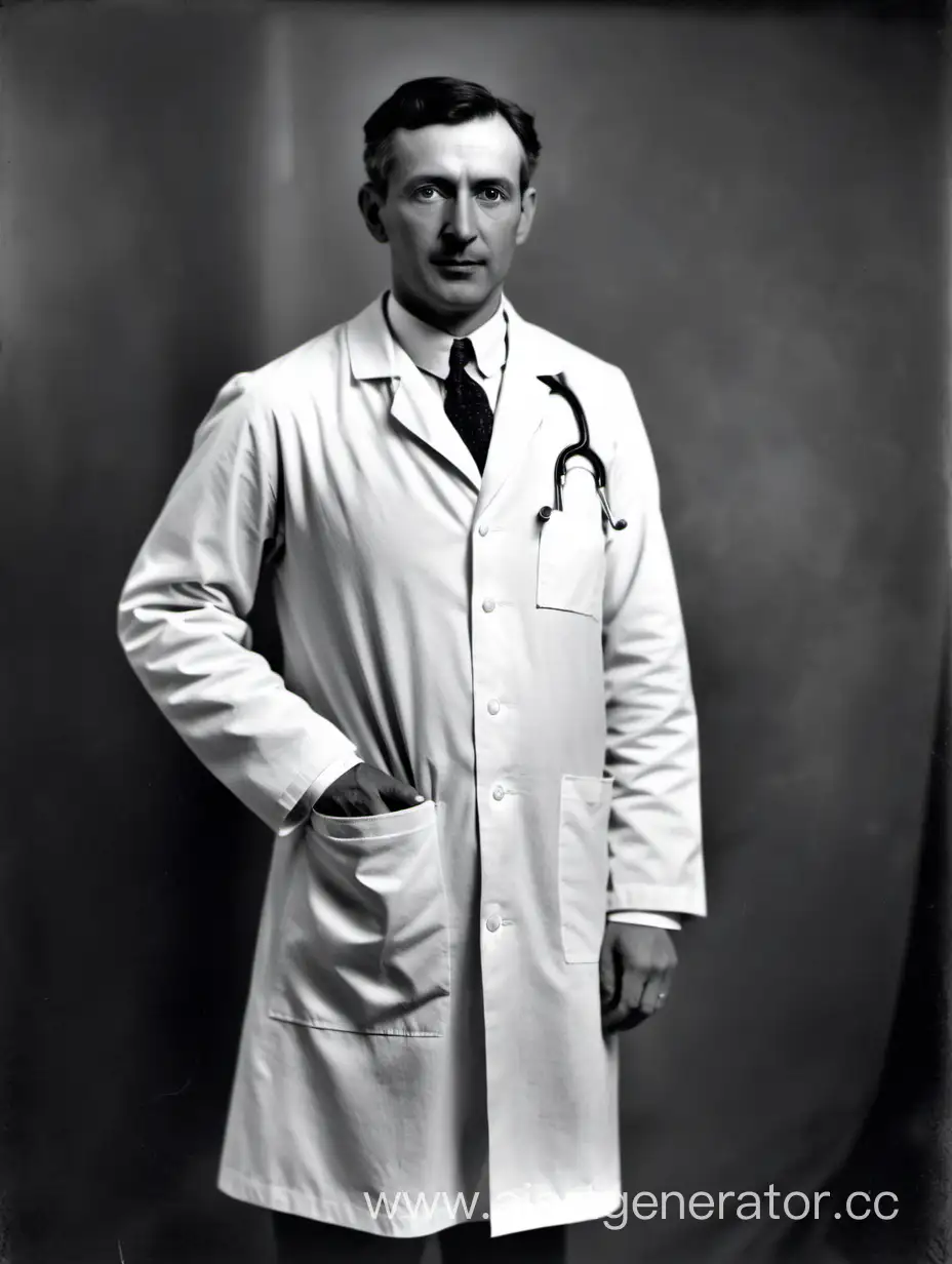 Exemplary-20th-Century-WhiteCoated-Doctor