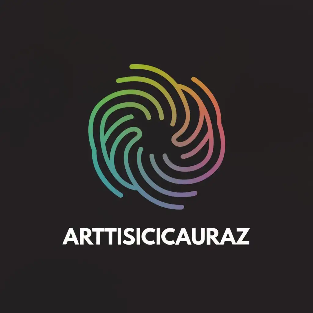 a logo design,with the text "ArtisticAuraz", main symbol:brush,Minimalistic,be used in Retail industry,clear background