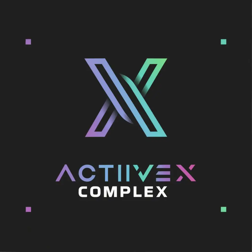 a logo design,with the text "ActiveX Complex", main symbol:ActiveX Complex,Умеренный,be used in Спорт и фитнес industry,clear background