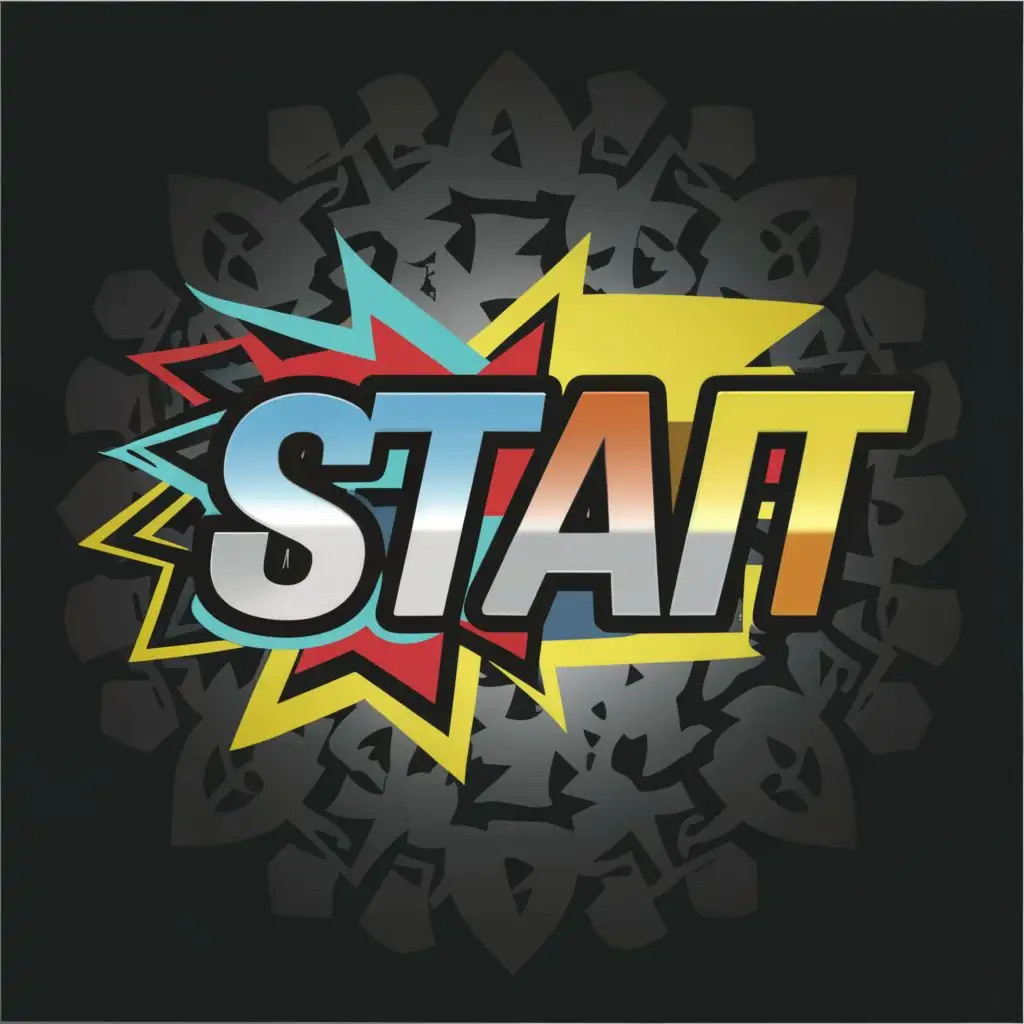 logo, Start, with the text "Fight", typography, be used in Internet industry