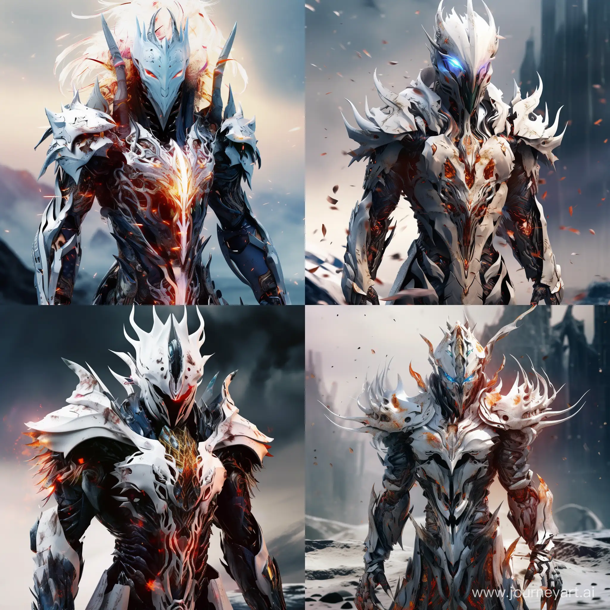 White-Knight-in-Unusual-Fantasy-Armor-Cyberpunk-Style-Abstraction