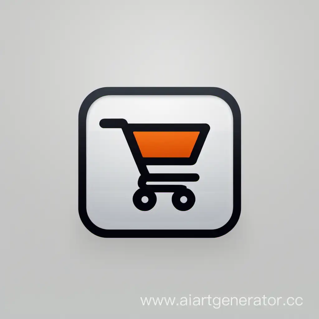 Minimalist-Shopping-Cart-Icon-with-Modern-Design