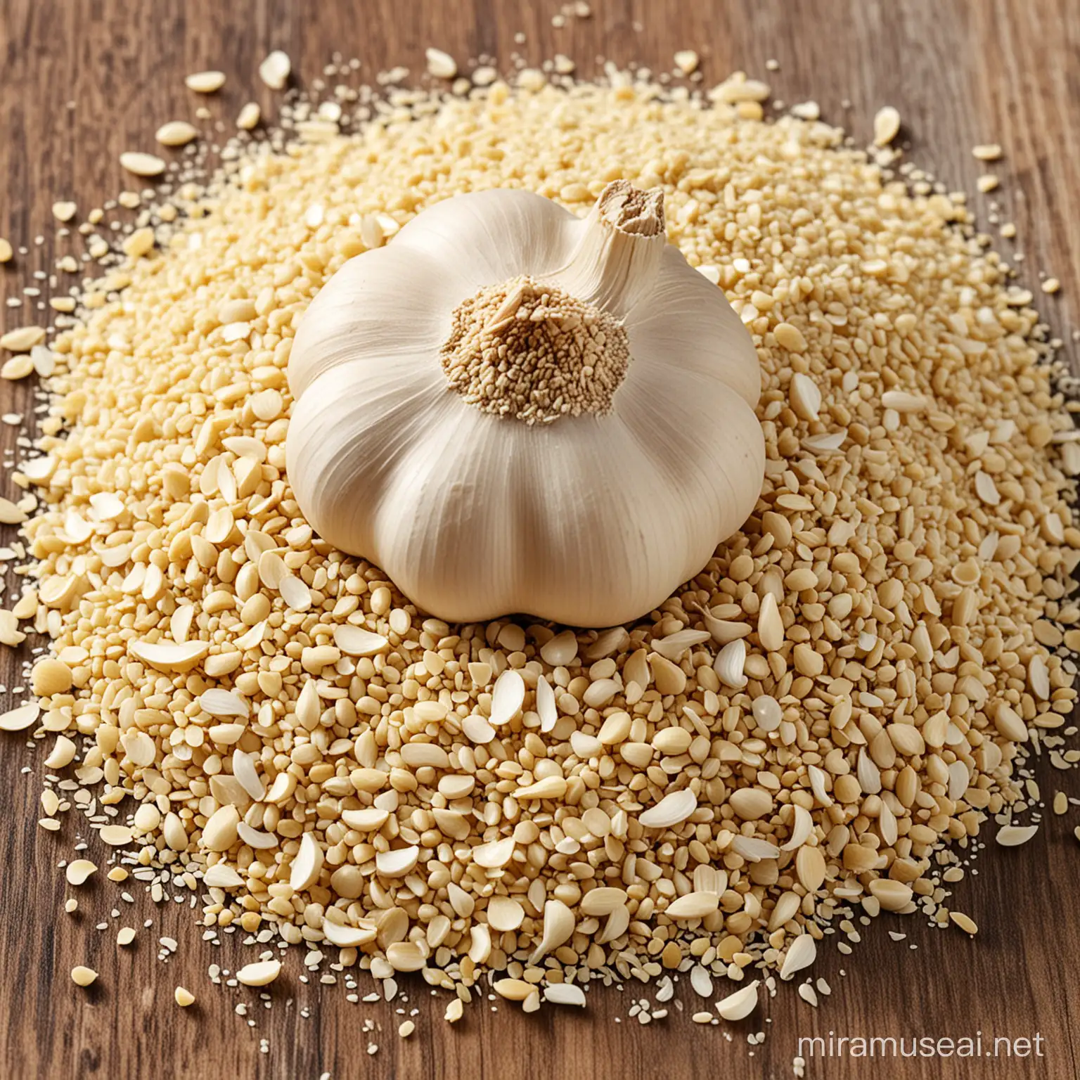 Images of granulated garlic
