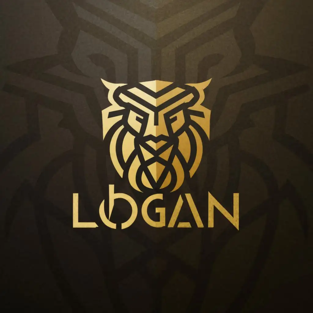 LOGO-Design-for-Logan-Modern-and-Clear-Text-with-Symbol-Integration