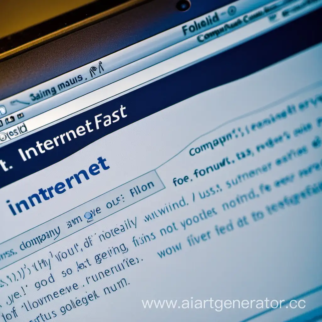 Компания «Slowed-Internet Fast»