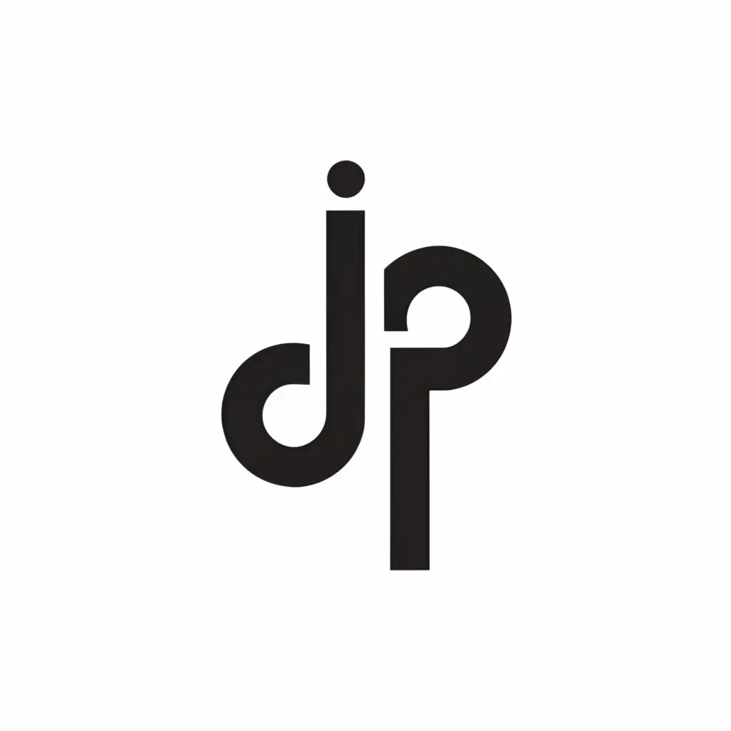 a logo design,with the text "juliano Paolo", main symbol:JP,Minimalistic,clear background