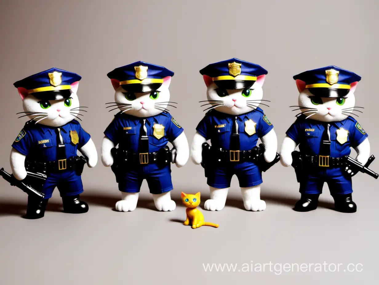 Adorable-Kitty-Police-Officers-on-Patrol