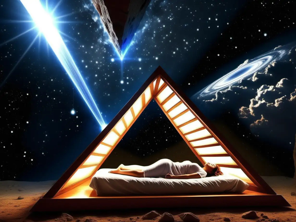 Cinematic Healing Pleiades Pyramid Light Therapy