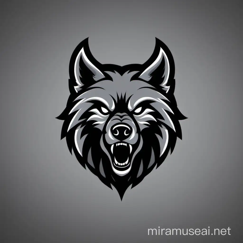 Wolfpack Logo Design in Minimalist Style