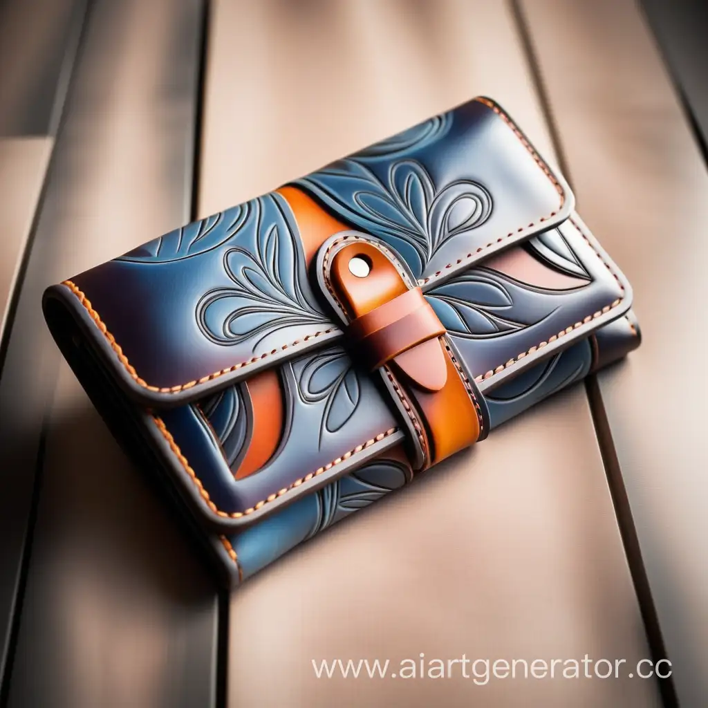 Handcrafted-Genuine-Leather-Wallet-with-Intricate-Pattern-Design