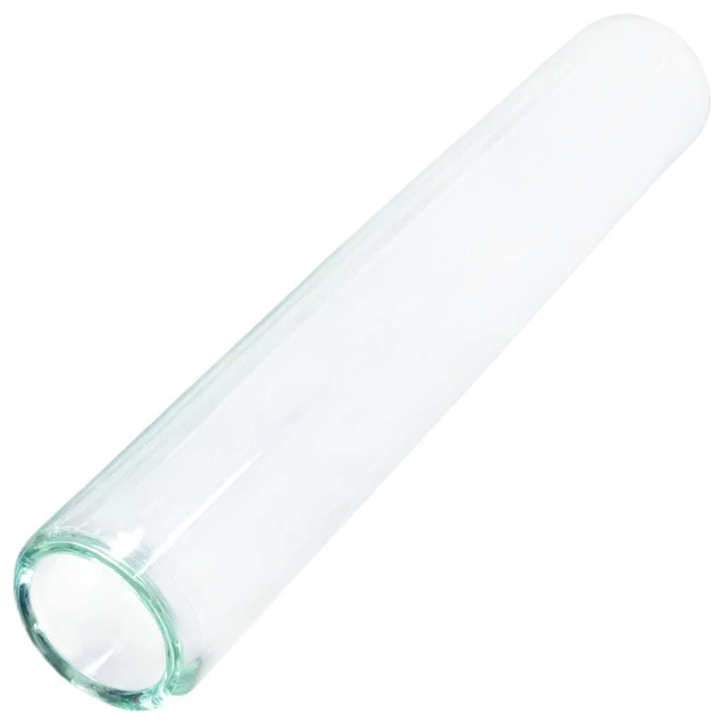 a hollow glass tube