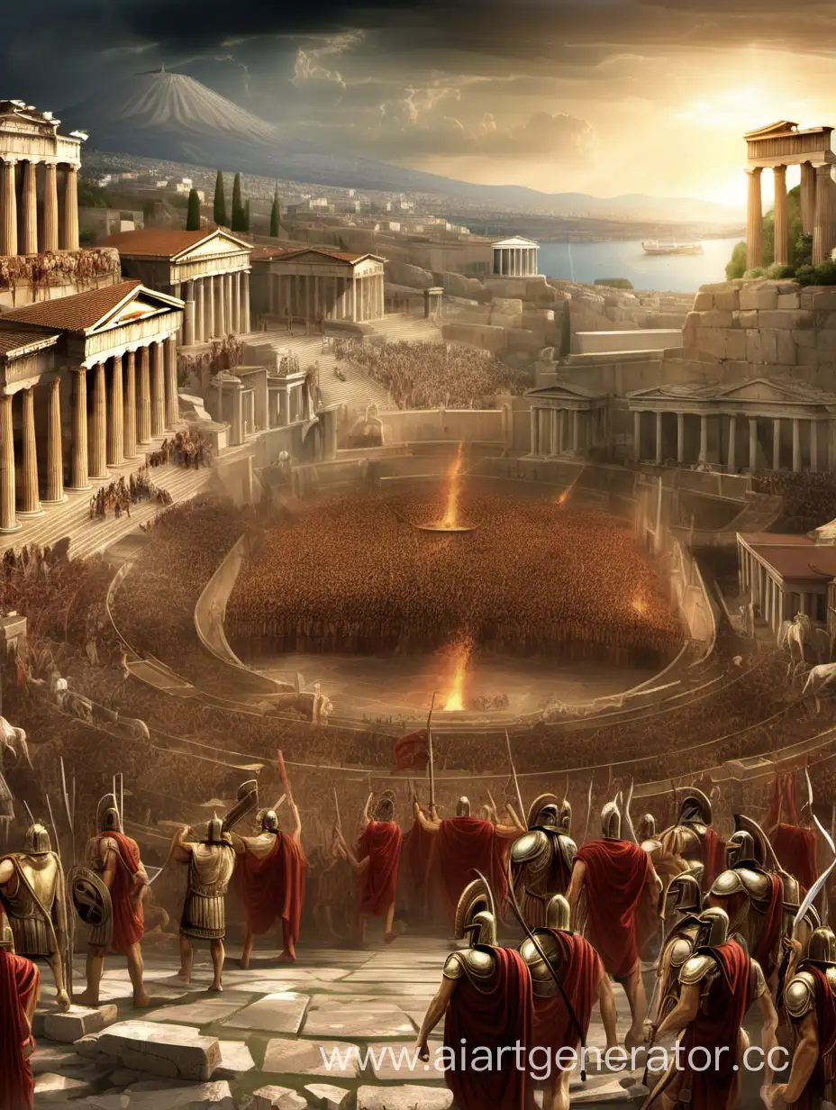Athen-and-Sparta-Meeting-Historical-Rivalry-Amid-Ancient-Ruins