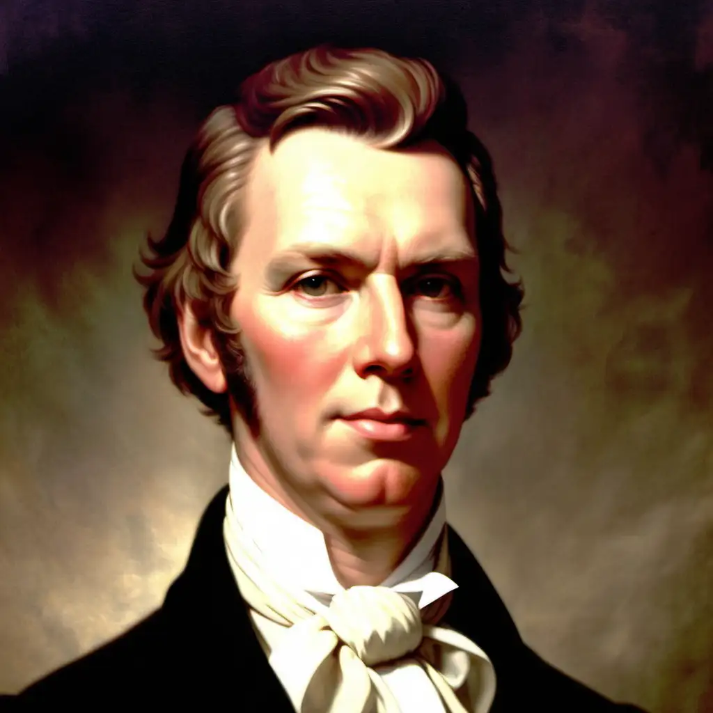 Portrait of Joseph Smith Founder of Mormonism