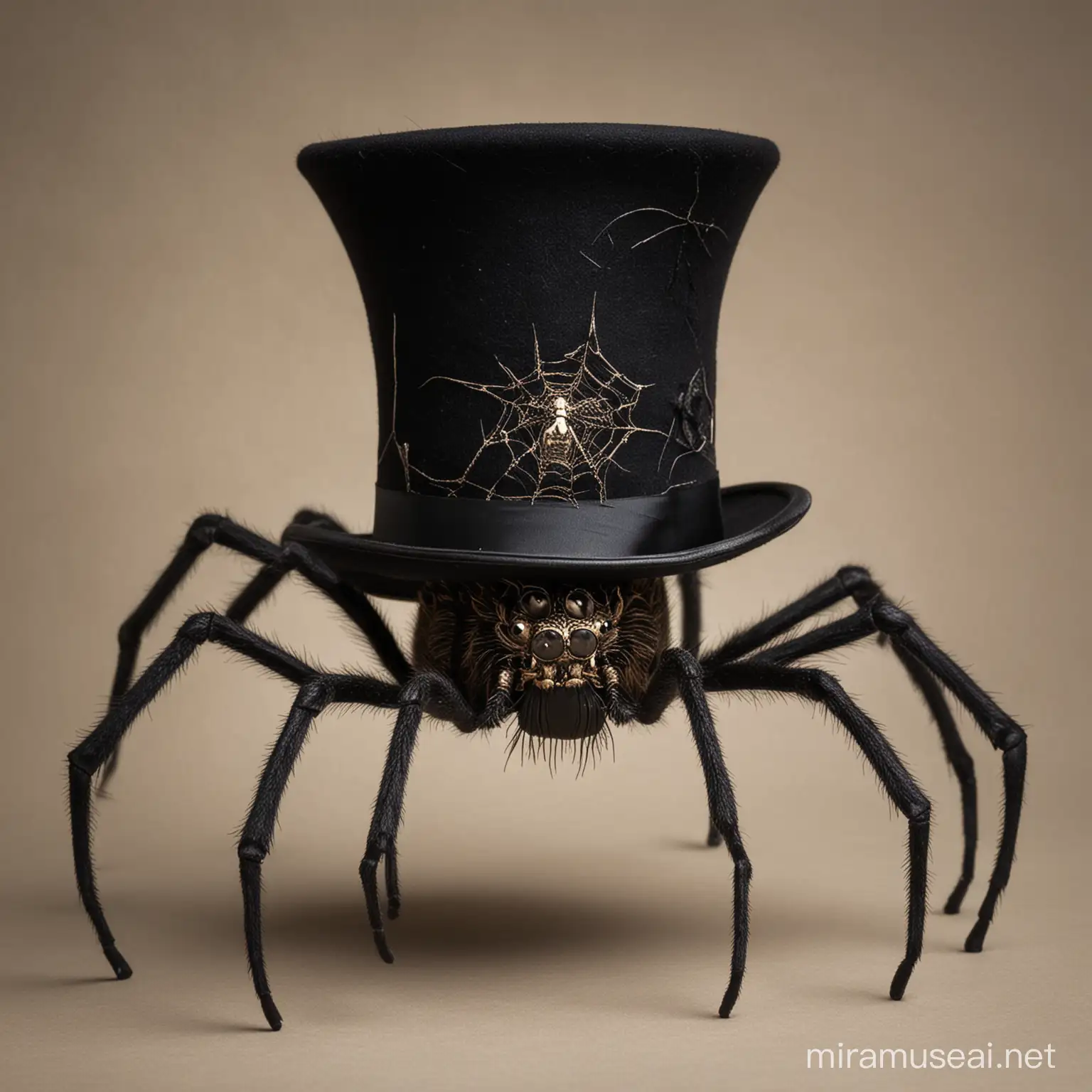tophat with spider legs
