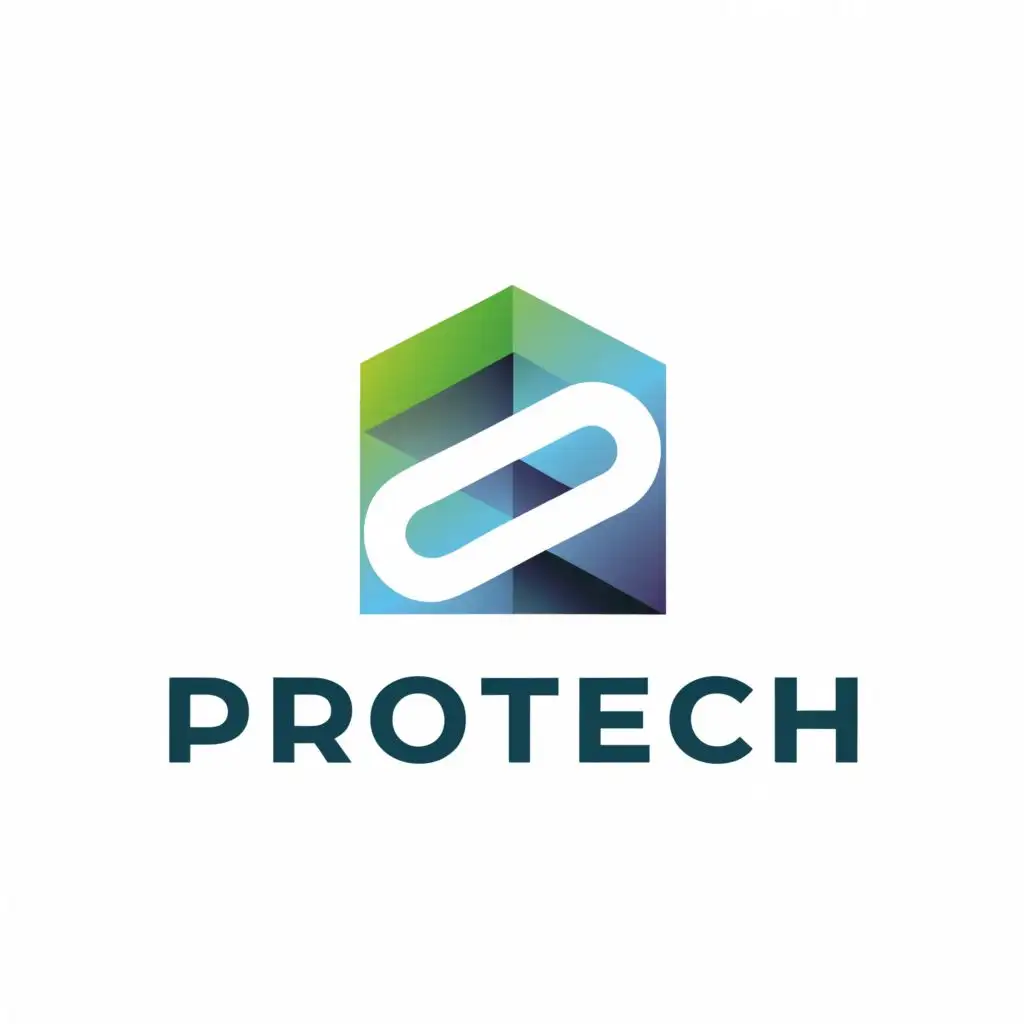 a logo design,with the text "PROTECH", main symbol:Real Estate,Moderate,be used in Real Estate industry,clear background