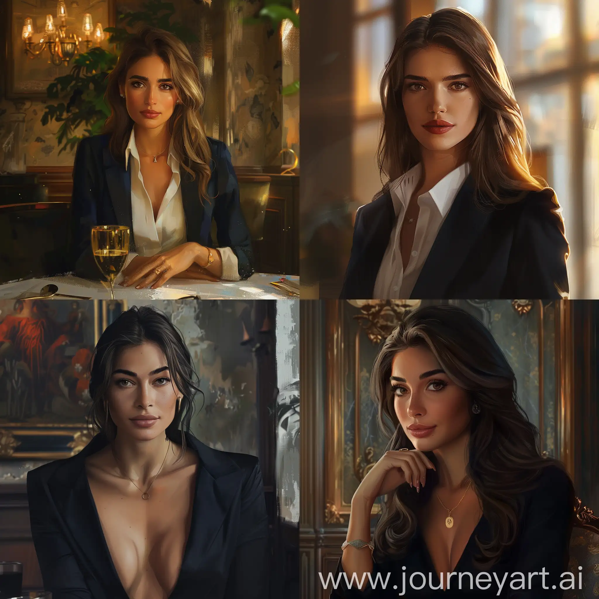  Midjourney seeks inspiration to portray a stunning 25-year-old woman who embodies the fusion of Italian and Swedish heritage, radiating beauty and intellect. This woman is deeply immersed in the world of finance, particularly in trading Forex and futures markets. Her passion for finance is evident in her every move, as she navigates the complexities of the financial world with poise and confidence. Her Italian-Swedish background adds a unique dimension to her character, blending the warmth of Italian culture with the cool, composed nature of Swedish heritage. As Midjourney visualizes her, he aims to capture her captivating presence, sharp intellect, and the seamless harmony of her dual cultural identity, all while emphasizing her prowess in the world of finance.