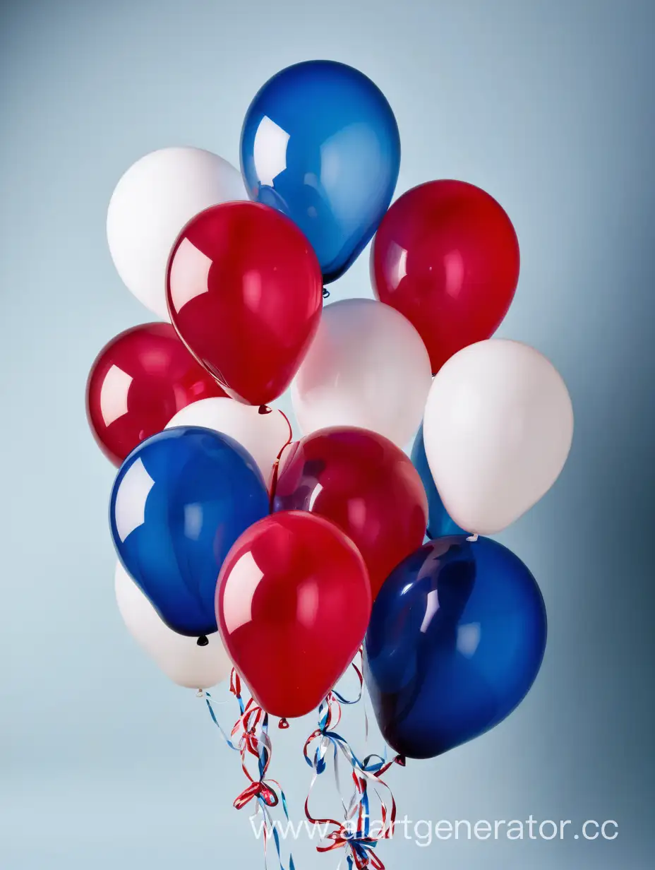 Vibrant-Red-Blue-and-White-Balloons-Celebration