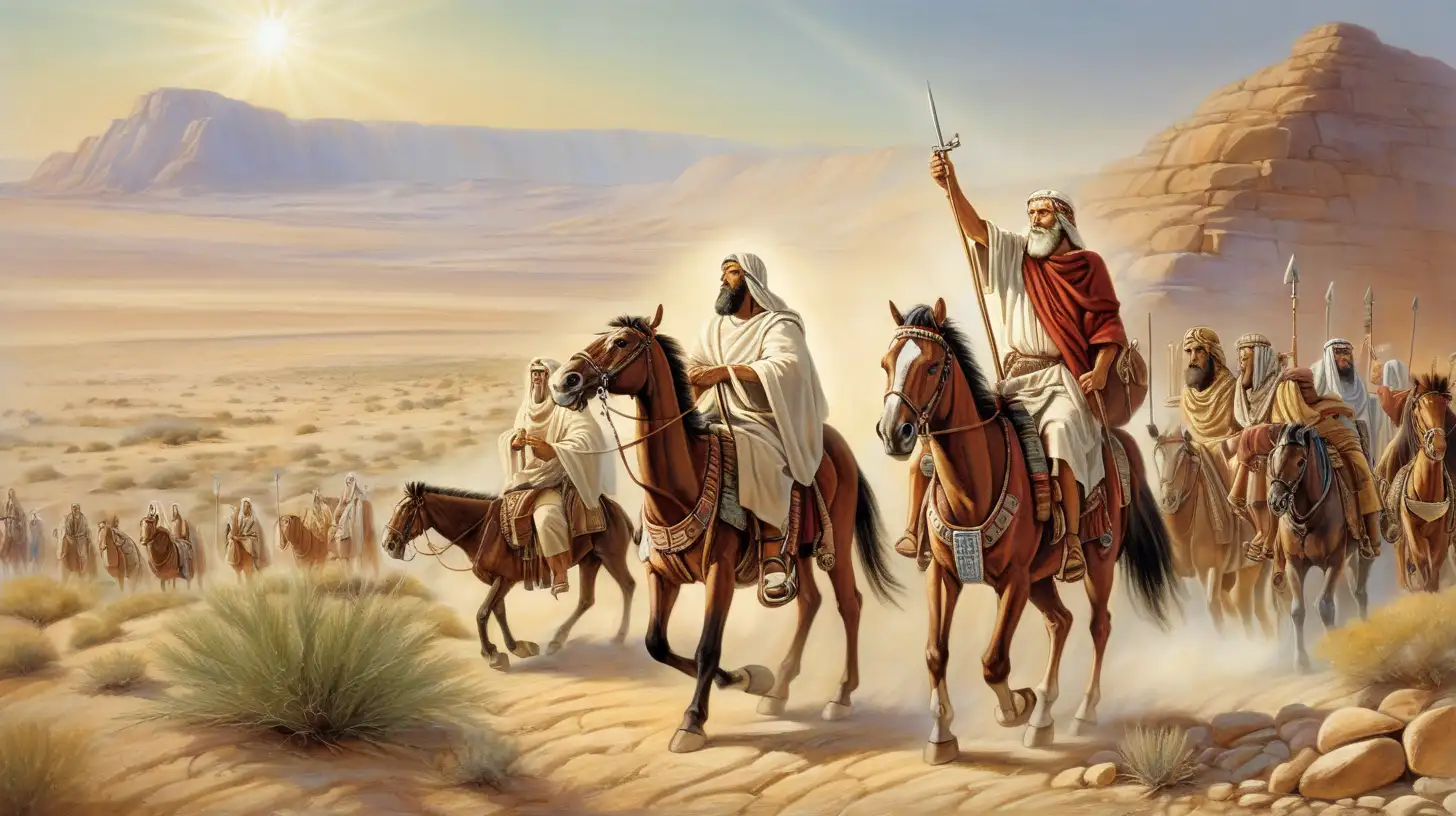 Joshua and Caleb Leading Divine Conquest to the Promised Land