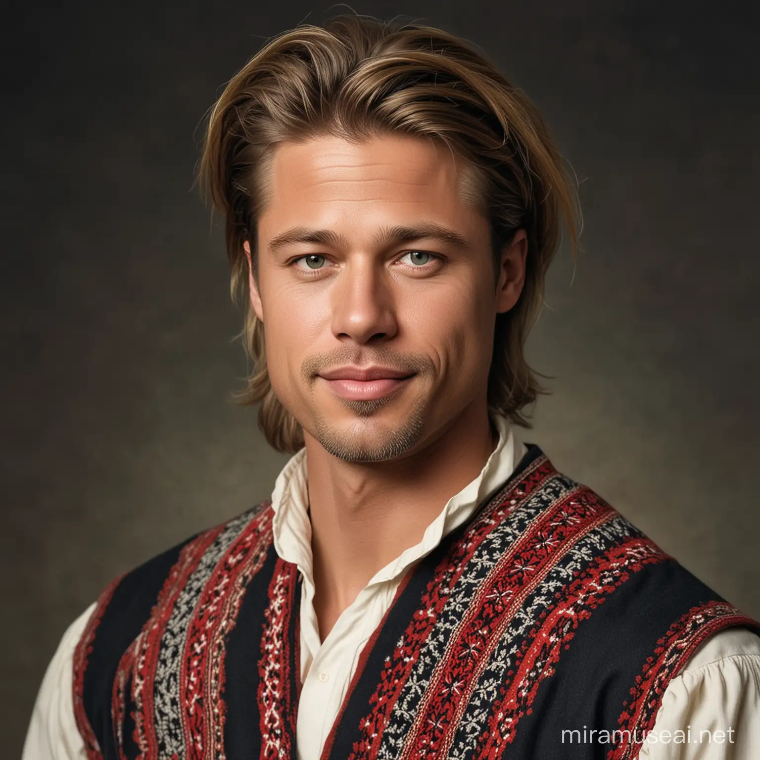 Traditional Norwegian Clothing Brad Pitt Lookalike in his 30s