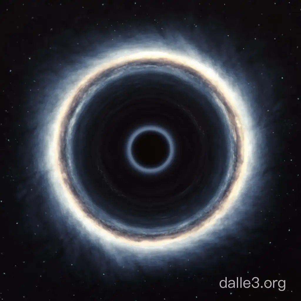 Черная дыра в космосе