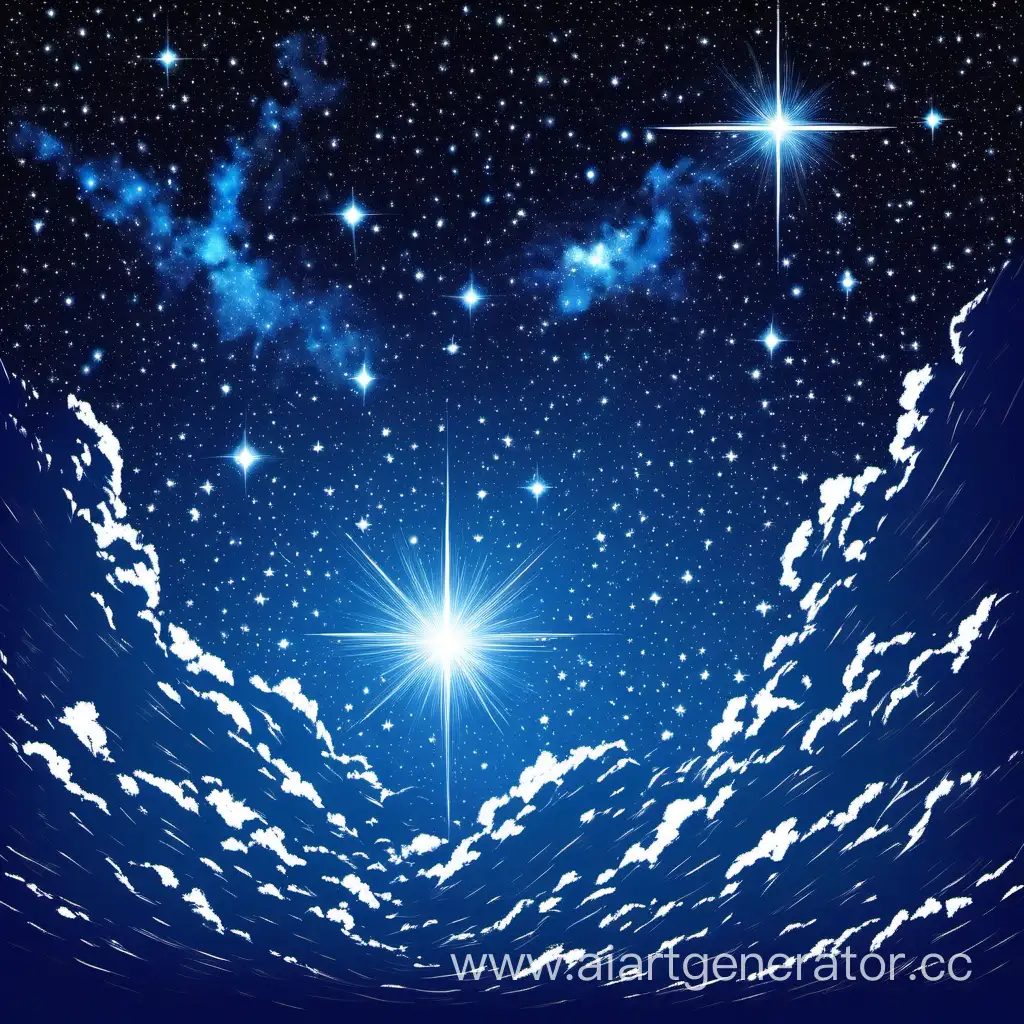 Starry-Night-Sky-with-Luminous-Constellations