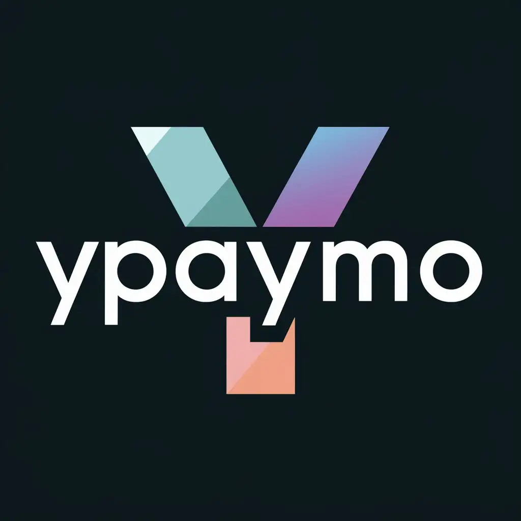 logo, Y, with the text "YPAYMO", typography, be used in Technology industry