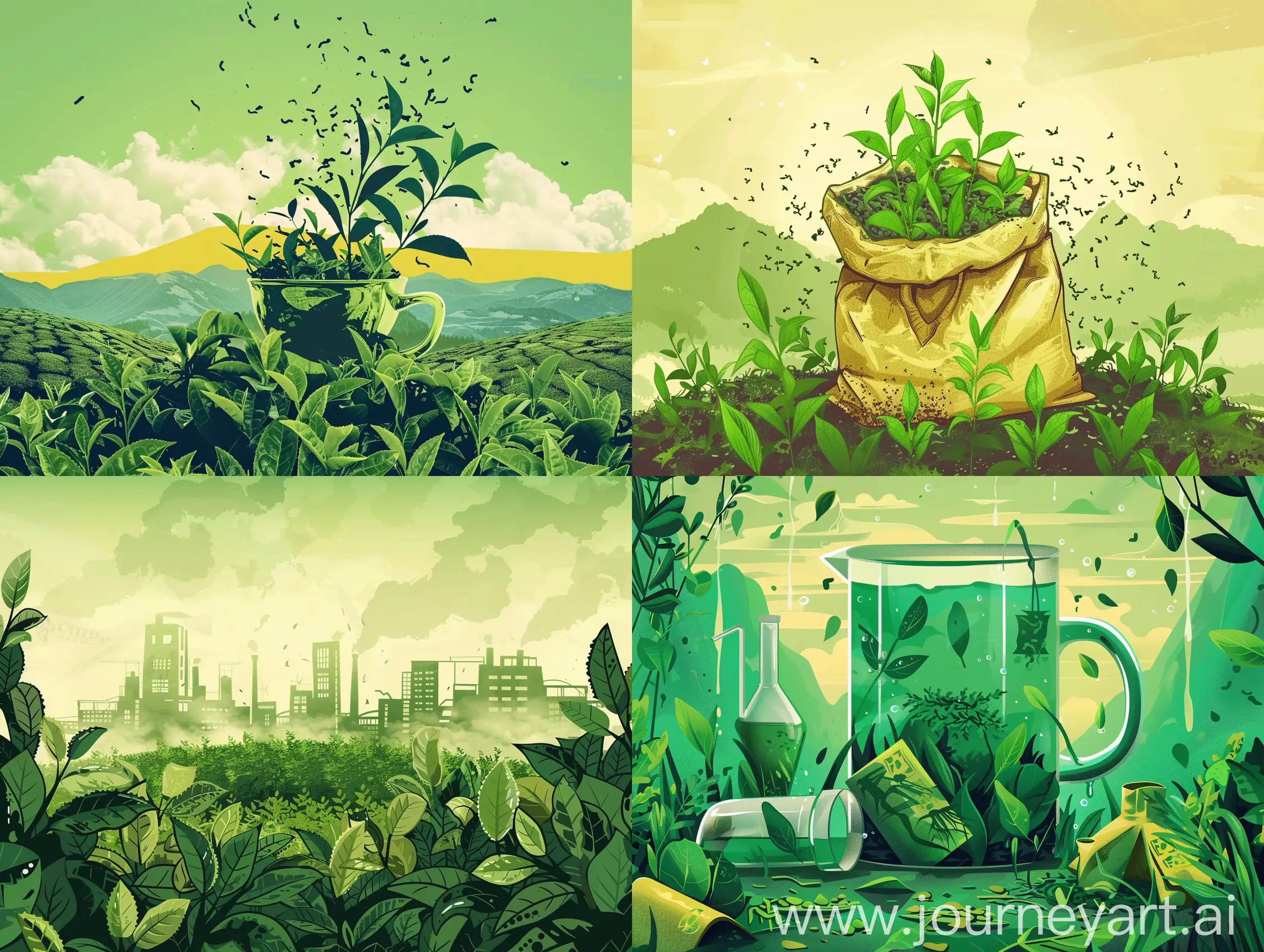 Satirical-Poster-Consequences-of-Green-Tea-Industry-on-the-Environment
