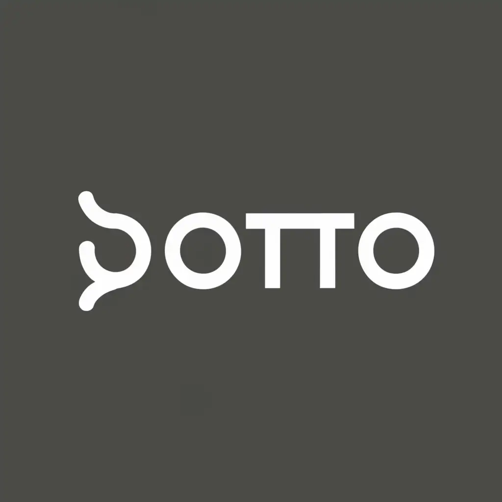a logo design,with the text "POTTO", main symbol:POTTO,Moderate,clear background