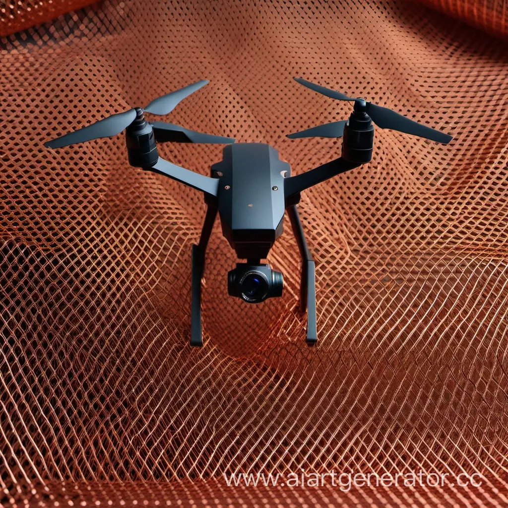camera, drone, copper mesh, corpus,