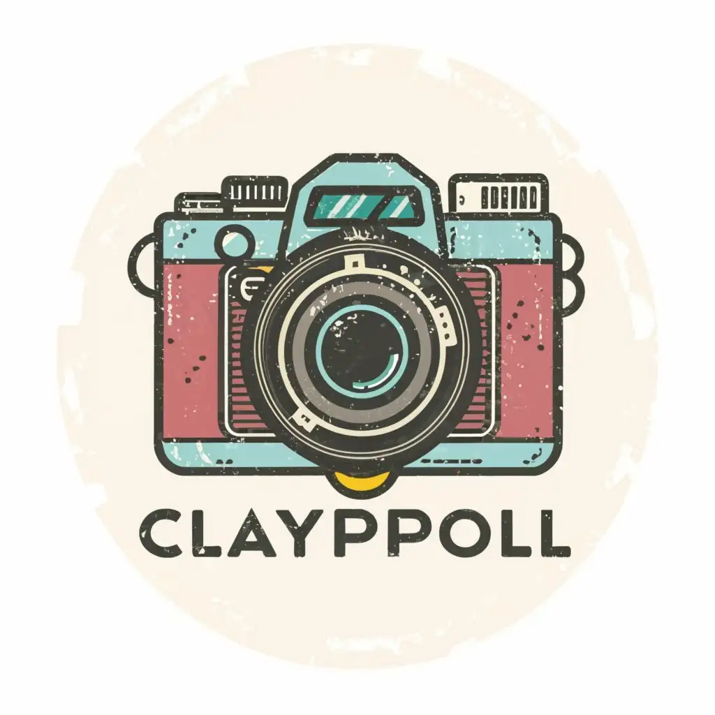 logo, Camera, with the text "CLAYPOOL", typography
