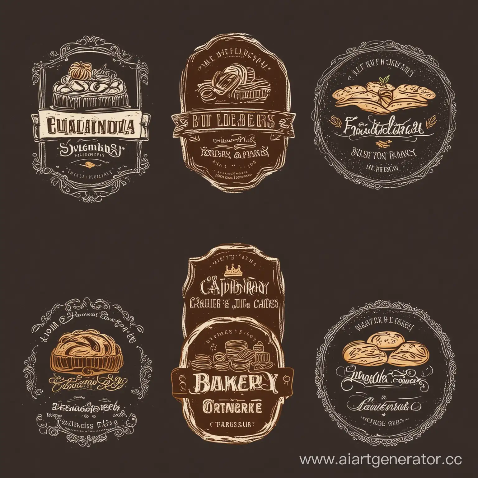Round-Bakery-Logos-Displaying-Fresh-Baked-Goods