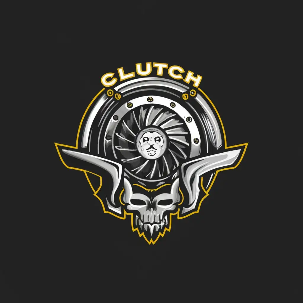 a logo design,with the text 'Clutch Reapers', main symbol:Clutch disc,complex,be used in Automotive industry,clear background
