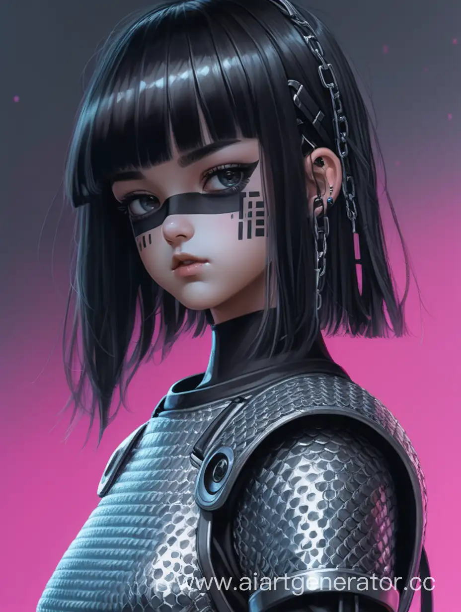 Cyberpunk-Girl-with-Fantasy-Warrior-Clothing