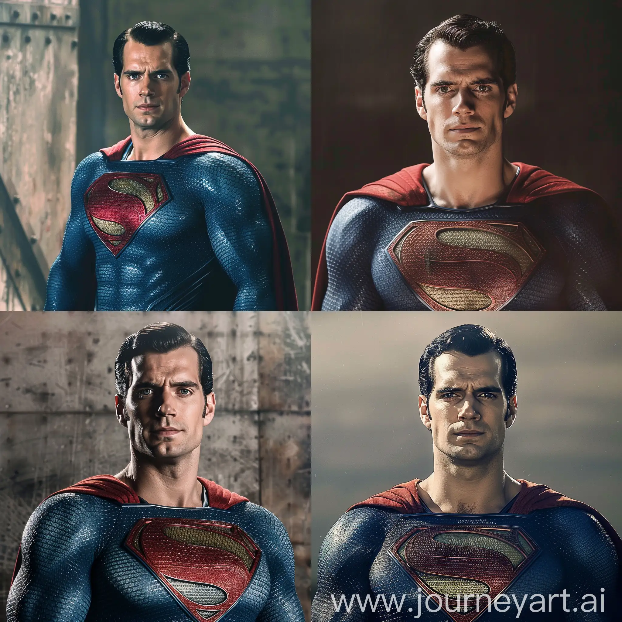 a photograph of  Henry Cavill as Superman 